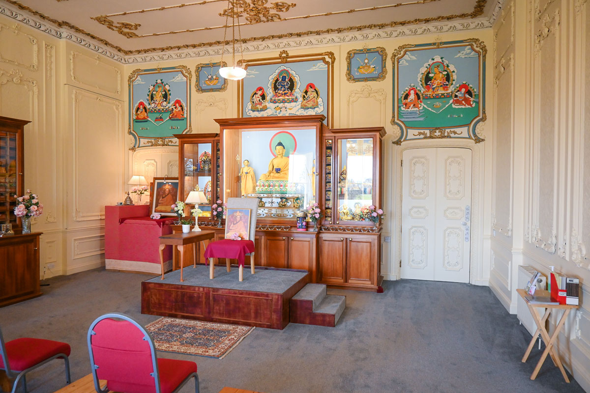 meditation room shrine
